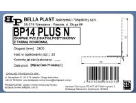 Zdjęcie: Listwa PVC okapnikowa z siatką BP14 Plus N L250 biała BELLA PLAST