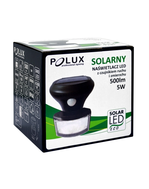 Zdjęcie: Projektor solarny PIR czujnik zmierzchu-ruchu POLUX