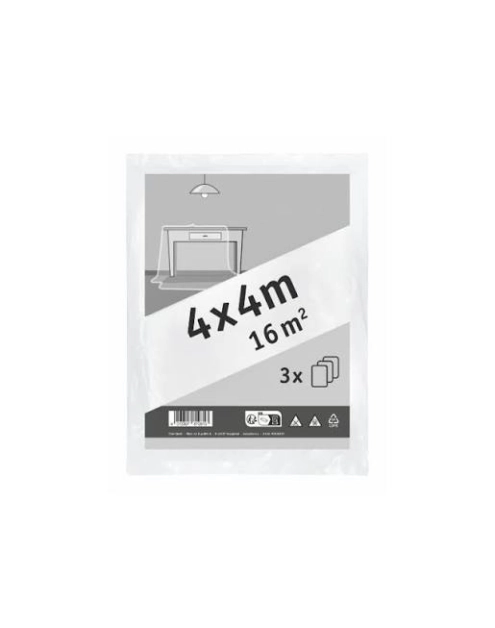 Zdjęcie: Folia malarska HDPE 4  m 4 x 4 m 3 sztuki CIRET
