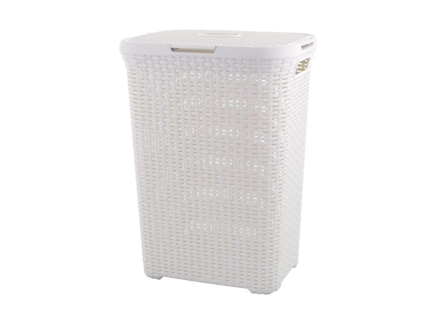 Zdjęcie: Kosz na bieliznę Rattan 60 L kremowy GALICJA