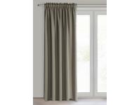 Zdjęcie: Zasłona gotowa Logan na taśmie 135x270 cm ciemnobeżowy EUROFIRANY