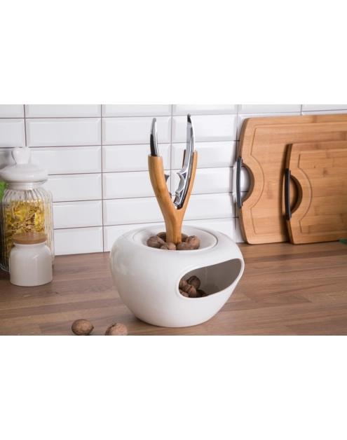 Zdjęcie: Miska Regular na orzechy z bambusowym uchwytem/Dziadkiem do orzechów nbc ALTOMDESIGN