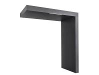 Zdjęcie: Daszek nad drzwi prostokątny 200x90x14,5 cm + ścianka prawa 14,5x90x220 cm antracyt GUTTA