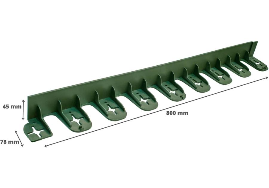 Zdjęcie: Obrzeże elastyczne 3 m zielone zestaw plus 12 kotew HD STELLA GREEN