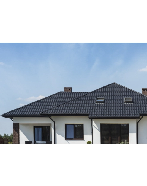 Zdjęcie: Blachodachówka Optima 350/25 purmat R033 BLACHY PRUSZYŃSKI