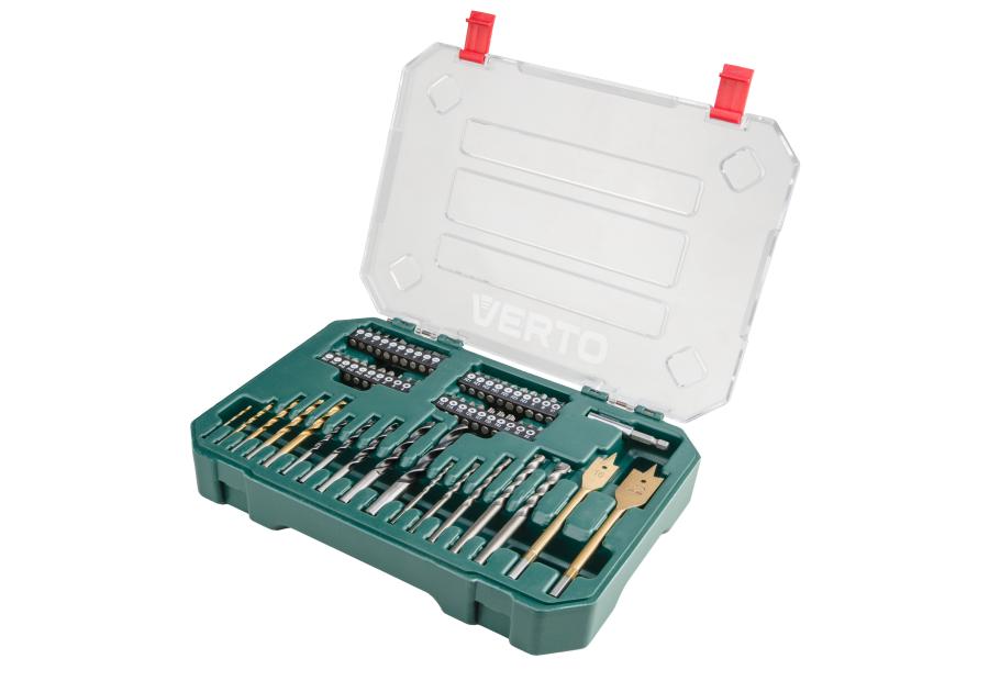 Zdjęcie: Zestaw wierteł i bitów 58 szt. VERTO