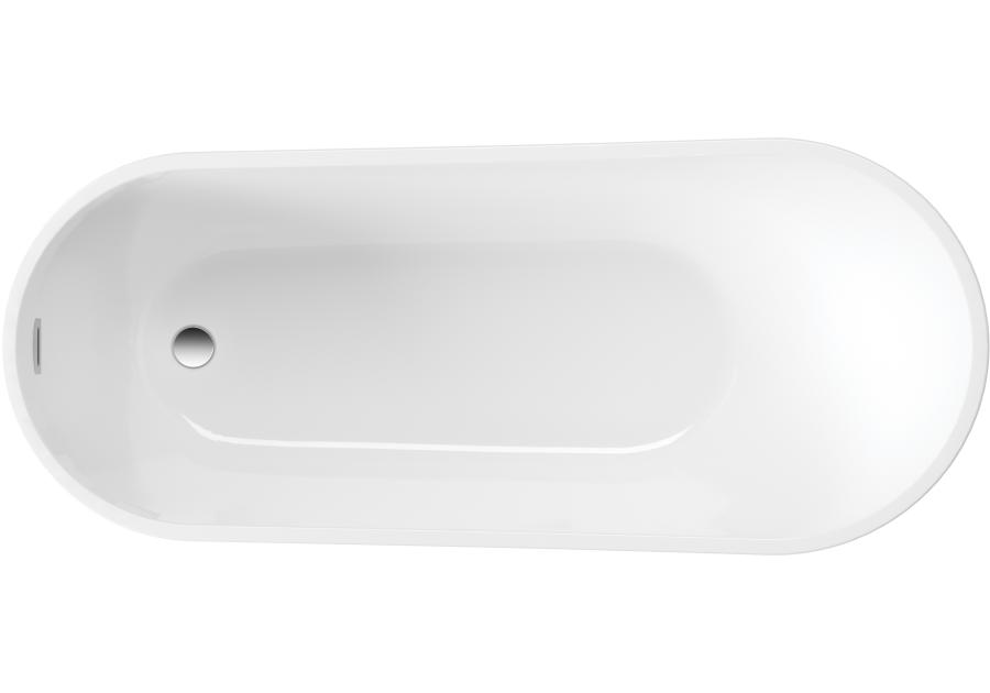 Zdjęcie: Wanna akrylowa wolnostojąca owalna 150 cm Arnika biały DEANTE
