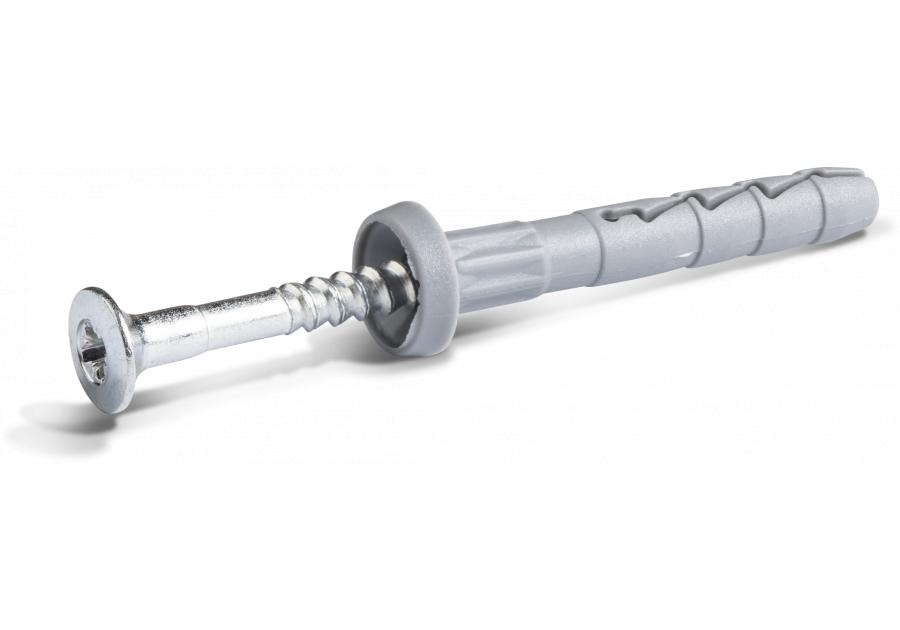 Zdjęcie: Kołek FX-N-C wbijany nylonowy szybkiego montażu z kołnierzem cylindrycznym 6x80 mm 100 szt. RAWLPLUG