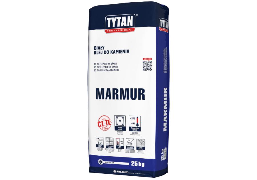 Zdjęcie: Biały klej do kamienia Marmur TYTAN