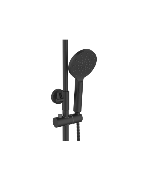 Zdjęcie: Deszczownia z baterią natryskową Fira czarny INVENA