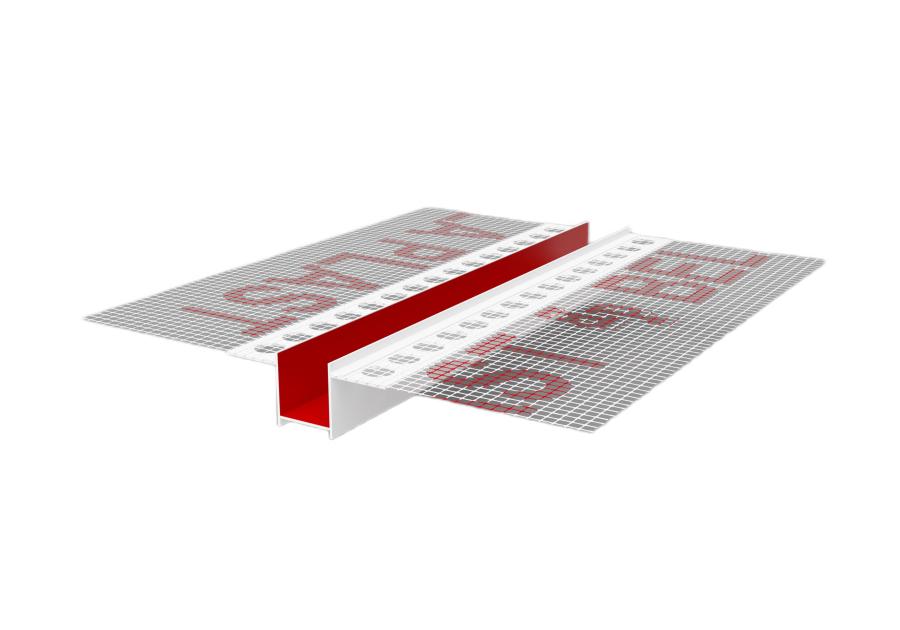 Zdjęcie: Listwa do boniowania PVC z siatką BP11 H2RS L300 biała BELLA PLAST