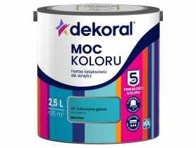 Farba lateksowa Moc Koloru turkusowa głębia 2,5 L DEKORAL