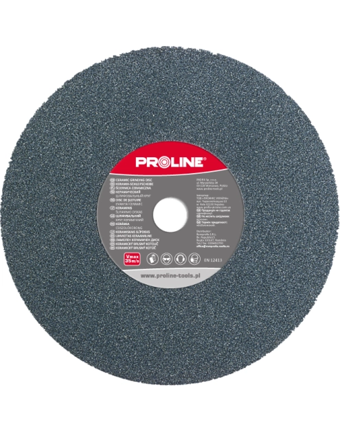 Zdjęcie: Ściernica ceramiczna 200x20x16 mm, 98c węglik krzemu, gr 60 PROLINE
