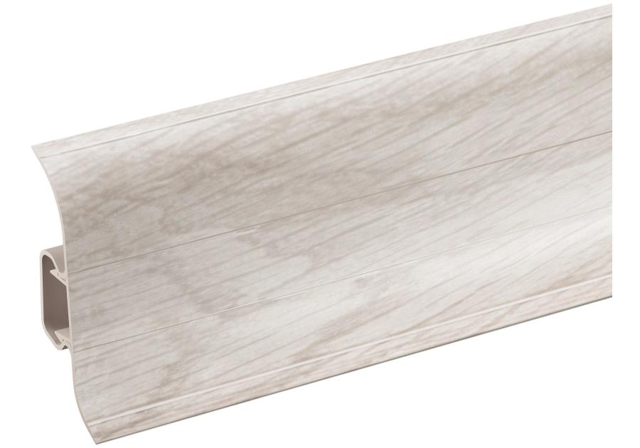 Zdjęcie: Listwa przypodłogowa PVC Premium Classic 22x59 mm; 2,20 m Jesion Baltimore Mat CEZAR