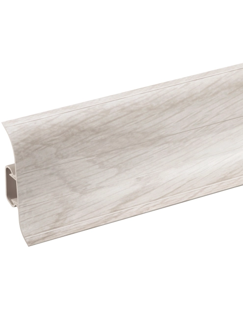 Zdjęcie: Listwa przypodłogowa PVC Premium Classic 22x59 mm; 2,20 m Jesion Baltimore Mat CEZAR