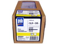 Zdjęcie: Wkręt fosfatowany samowiercący 3,5x35 mm - 1000 szt. SILA