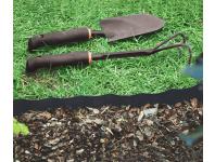 Zdjęcie: Obrzeże faliste trawnikowe 9 m x 15 cm, czarne BRADAS