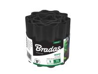 Zdjęcie: Obrzeże faliste trawnikowe 9 m x 15 cm, czarne BRADAS