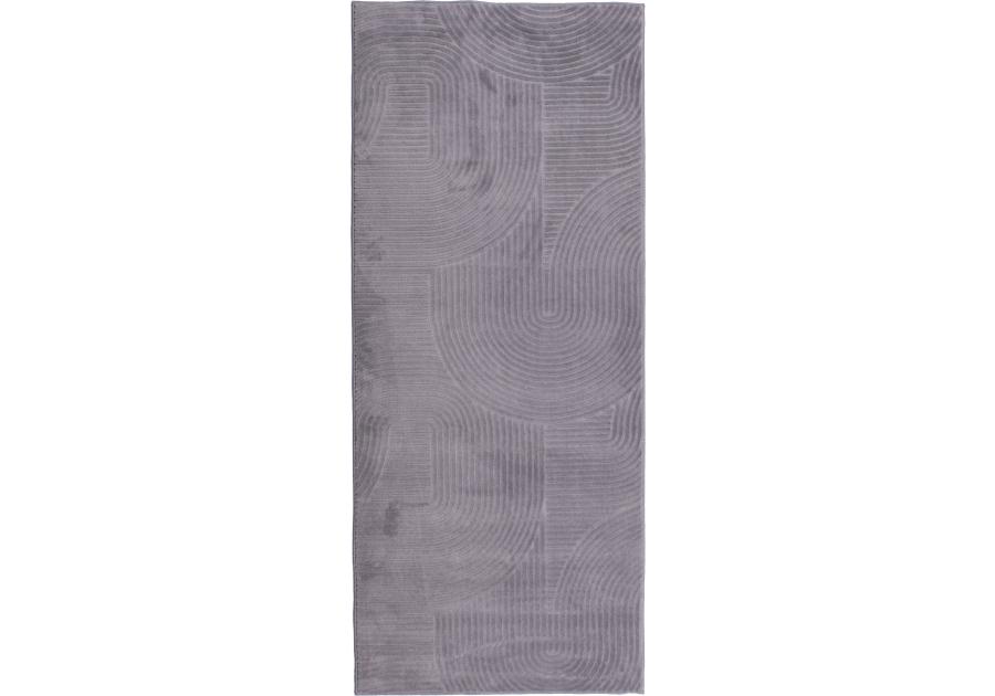 Zdjęcie: Chodnik Stilo 67x160 cm abstrakcyjny szary MULTI-DECOR