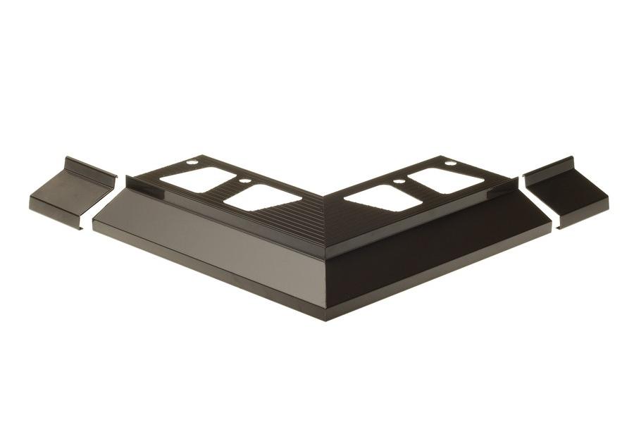 Zdjęcie: Profil do glazury okap balkonowy 32,2x101,8 mm zestaw NZ LL2 CEZAR
