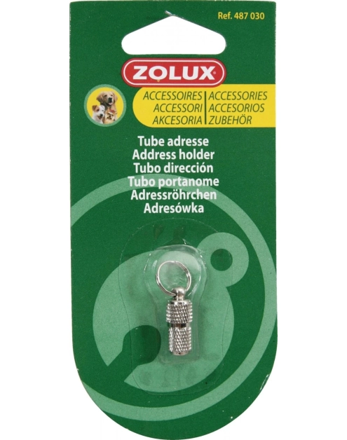 Zdjęcie: Adresówka do obroży metalowa 5,5 cm ZOLUX