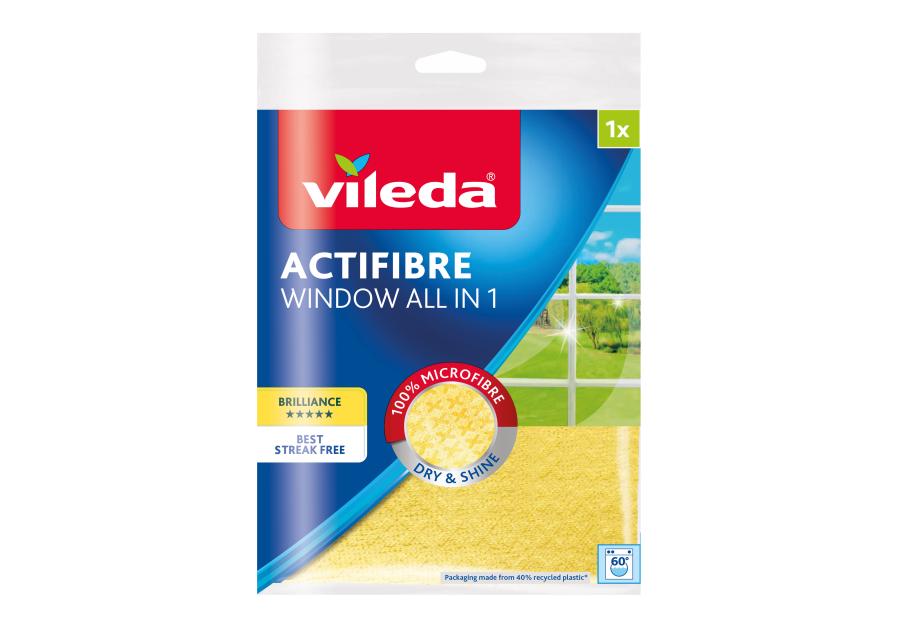 Zdjęcie: Ściereczka okienna Actifibre VILEDA