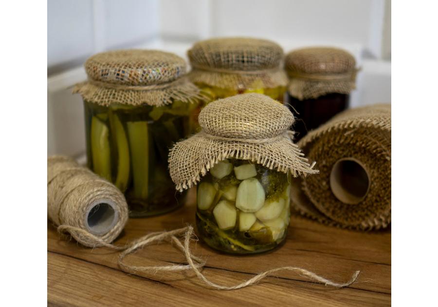 Zdjęcie: Taśma jutowa 10 cm/5 m 710014 BROWIN