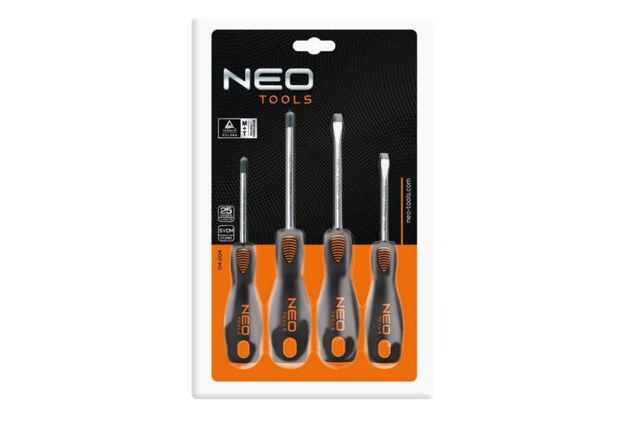 Zdjęcie: Wkrętaki, zestaw 4 sztuk NEO
