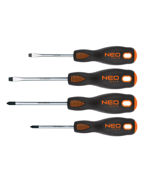 Zdjęcie: Wkrętaki, zestaw 4 sztuk NEO
