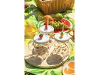 Zdjęcie: Kubek szklany z silikonową pokrywką i szklaną słomką 600 ml dekoracja cytryna ALTOM DESIGN