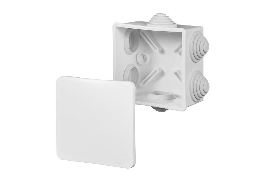 Zdjęcie: Puszka hermetyczna Fast-Box N/T 6-wylotowa 70x70x40 biała ELEKTRO-PLAST