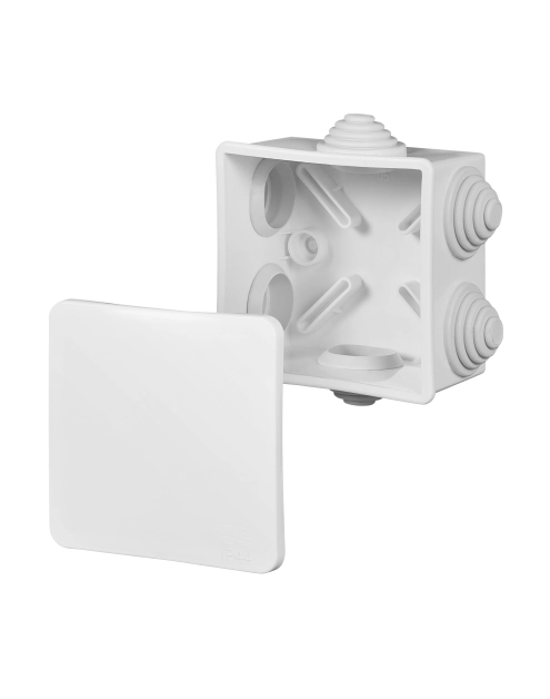 Zdjęcie: Puszka hermetyczna Fast-Box N/T 6-wylotowa 70x70x40 biała ELEKTRO-PLAST
