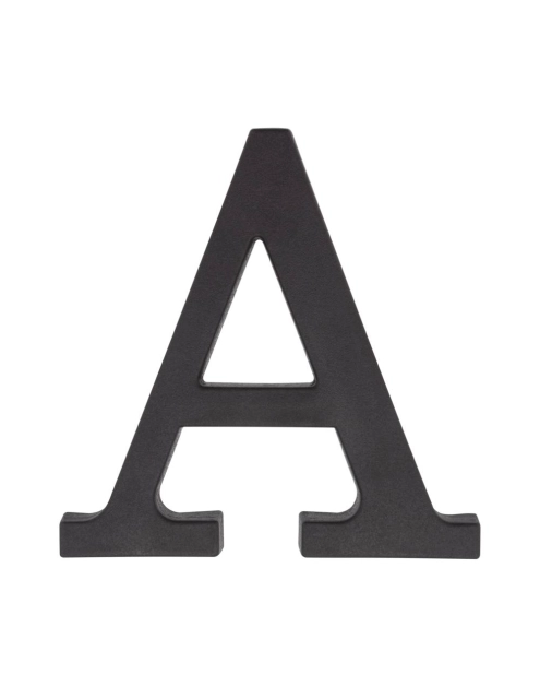 Zdjęcie: Litera A plastikowa czarna 90 mm METRO