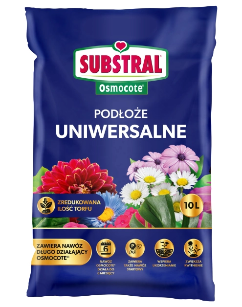 Zdjęcie: Gotowe podłoże Osmocote Uniwersalne 10 L SUBSTRAL