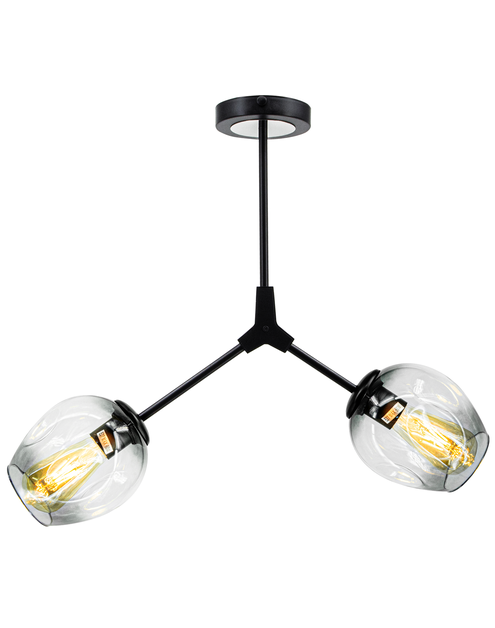 Zdjęcie: Lampa sufitowa Boston 1962/2 black - BL ELEM