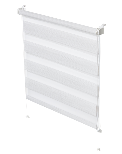 Zdjęcie: Roleta Mini Zebra Z-760 Slik jasny beż 120x140 cm GARDINIA