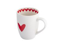 Zdjęcie: Kubek baryłka 340 ml dekoracja heart 2 ALTOM DESIGN