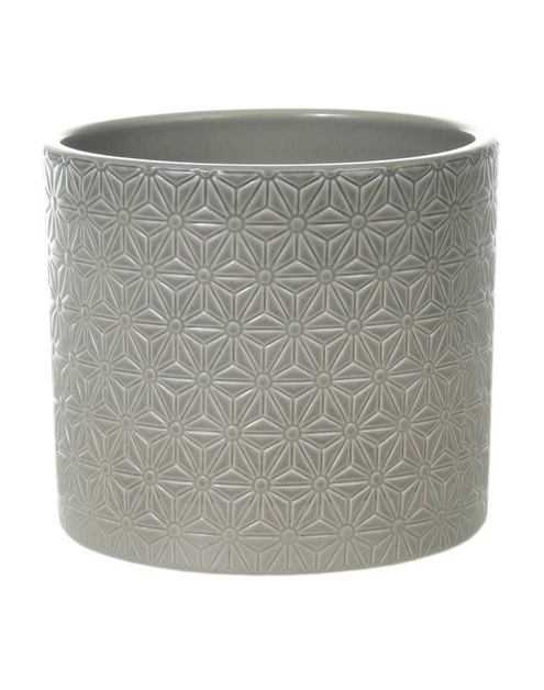 Zdjęcie: Osłonka doniczkowa Cylinder 415 - 13 cm zielony ciemny lazur CERMAX