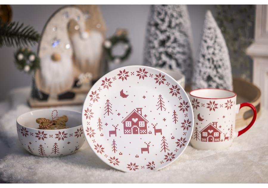 Zdjęcie: Talerz deserowy Grenlandia 20 cm bordowy ALTOM DESIGN