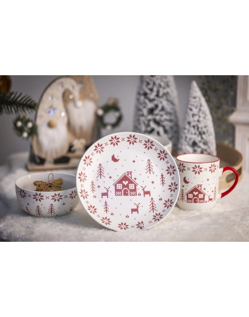 Zdjęcie: Talerz deserowy Grenlandia 20 cm bordowy ALTOM DESIGN