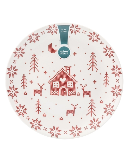 Zdjęcie: Talerz deserowy Grenlandia 20 cm bordowy ALTOM DESIGN