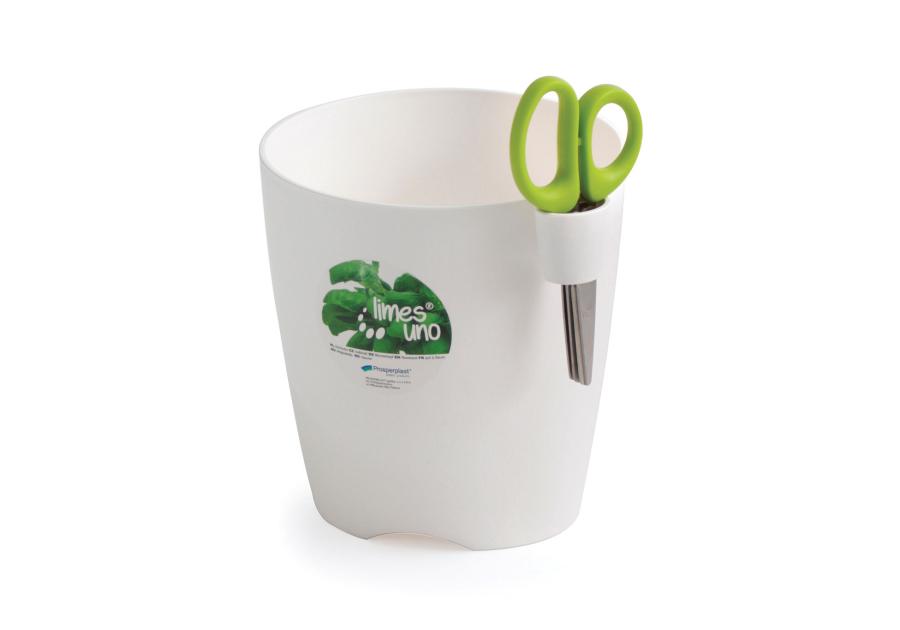 Zdjęcie: Doniczka na zioła Limes Uno biała PROSPERPLAST