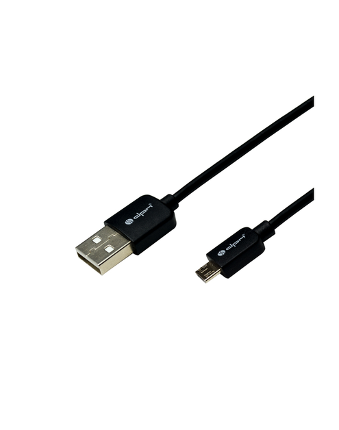 Zdjęcie: Przewód gumowy USB - microUSB 1 m, blister DPM SOLID