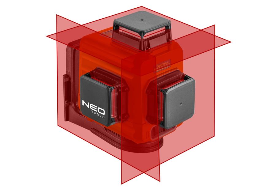 Zdjęcie: Laser 3D, czerwony, walizka, tarcza celownicza, magnetyczny uchwyt, ładowarka NEO