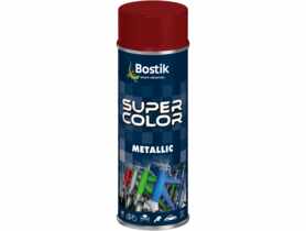 Lakier akrylowy metaliczny Super Color Metallic czerwony 400 ml BOSTIK