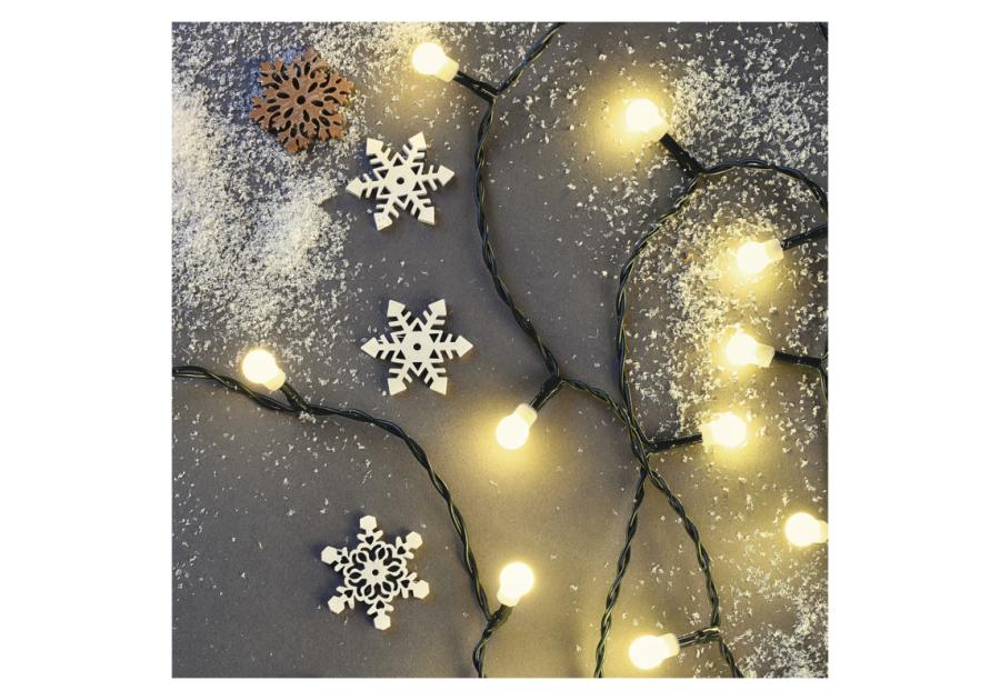 Zdjęcie: Lampki choinkowe 50 LED kulki 2,5 m IP20 WW EMOS