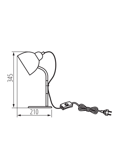 Zdjęcie: Lampka biurkowa Brel KINGBERRY