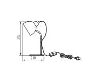 Zdjęcie: Lampka biurkowa Brel KINGBERRY