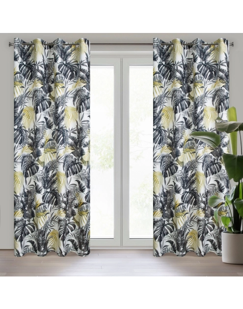 Zdjęcie: Zasłona gotowa Nelly 140x250 cm biały EUROFIRANY