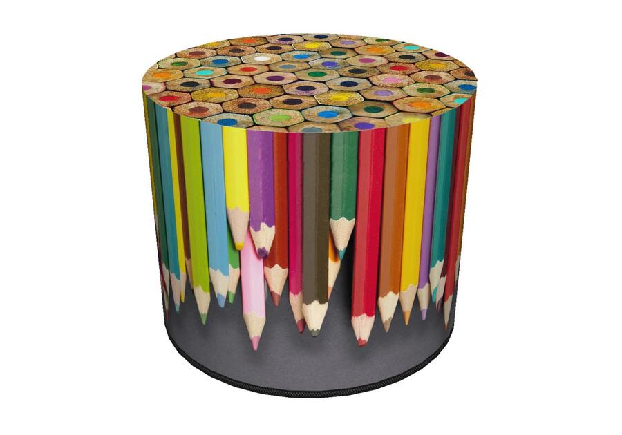 Zdjęcie: Pufa dekoracyjna Crayons 40x40 cm BERTONI